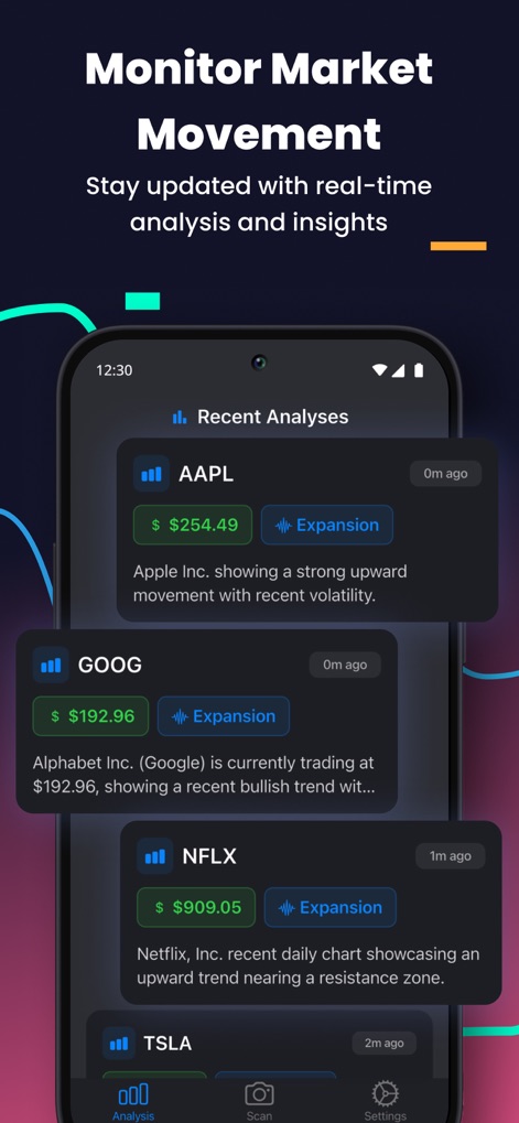 ChartScan: AI Chart Analysis - Finance App | MWM