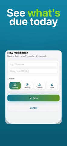 Medication Reminder - Track Screenshot 3 of 5
