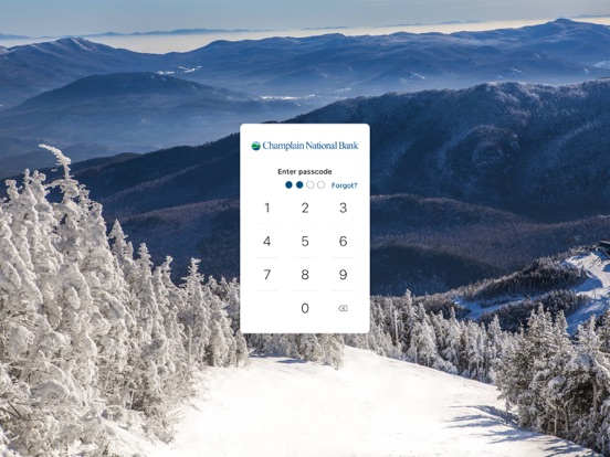 Champlain National Bank iPad screenshot 2 - Finance app