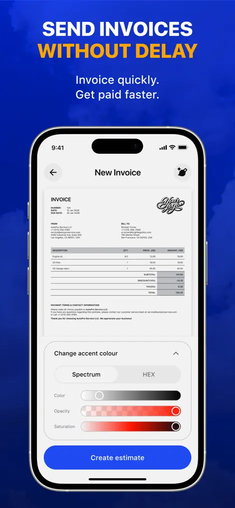 Invoo: AI Estimates & Invoices - App de Productividad | MWM