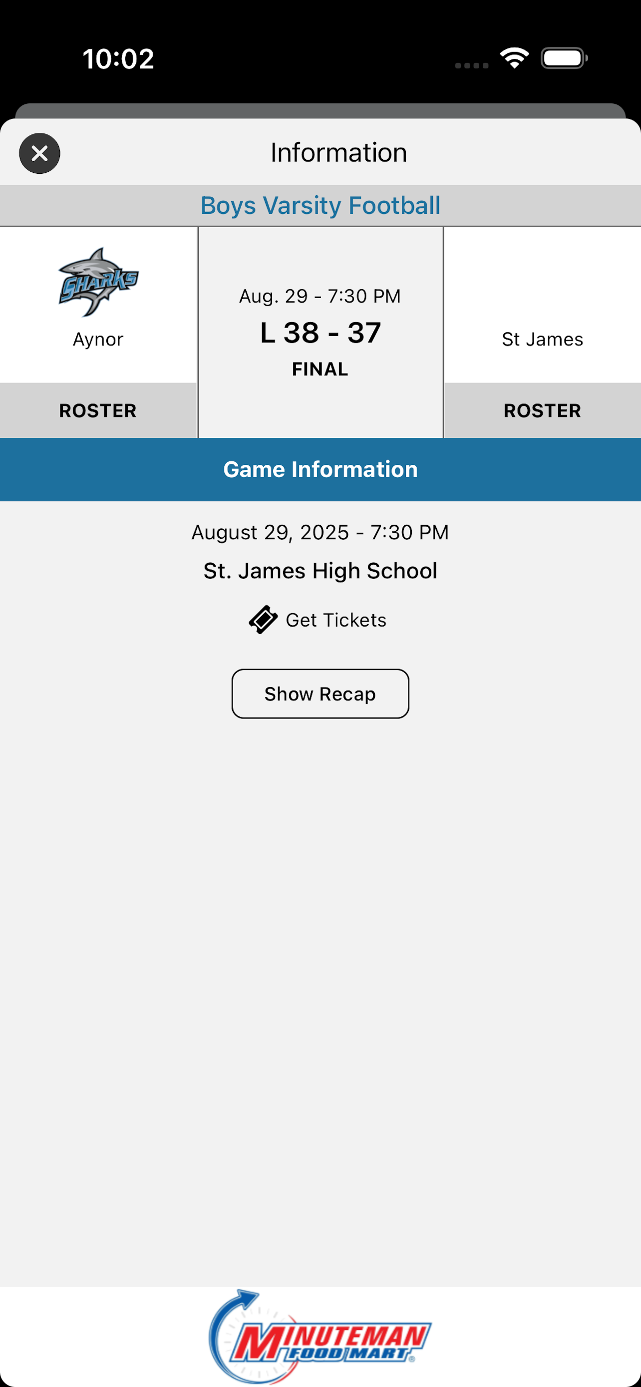 St. James Athletics screenshot 6