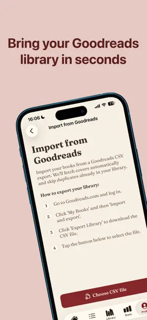 SlowRead: Book Tracker & TBR iPhone screenshot 6