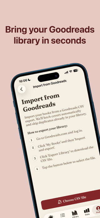 SlowRead: Book Tracker & TBR Screenshot 6 of 6