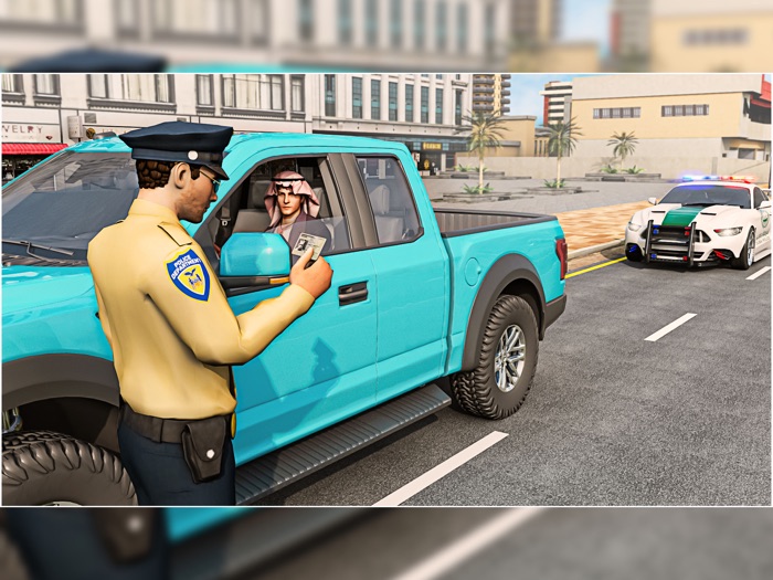 Saudi Pursuit Police Car Game