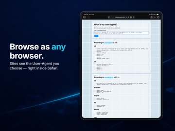 UA Switcher for Safari — Lite iPad screenshot