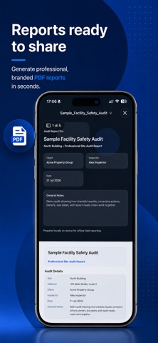 Site Audit Report Pro - PDF iPhone screenshot