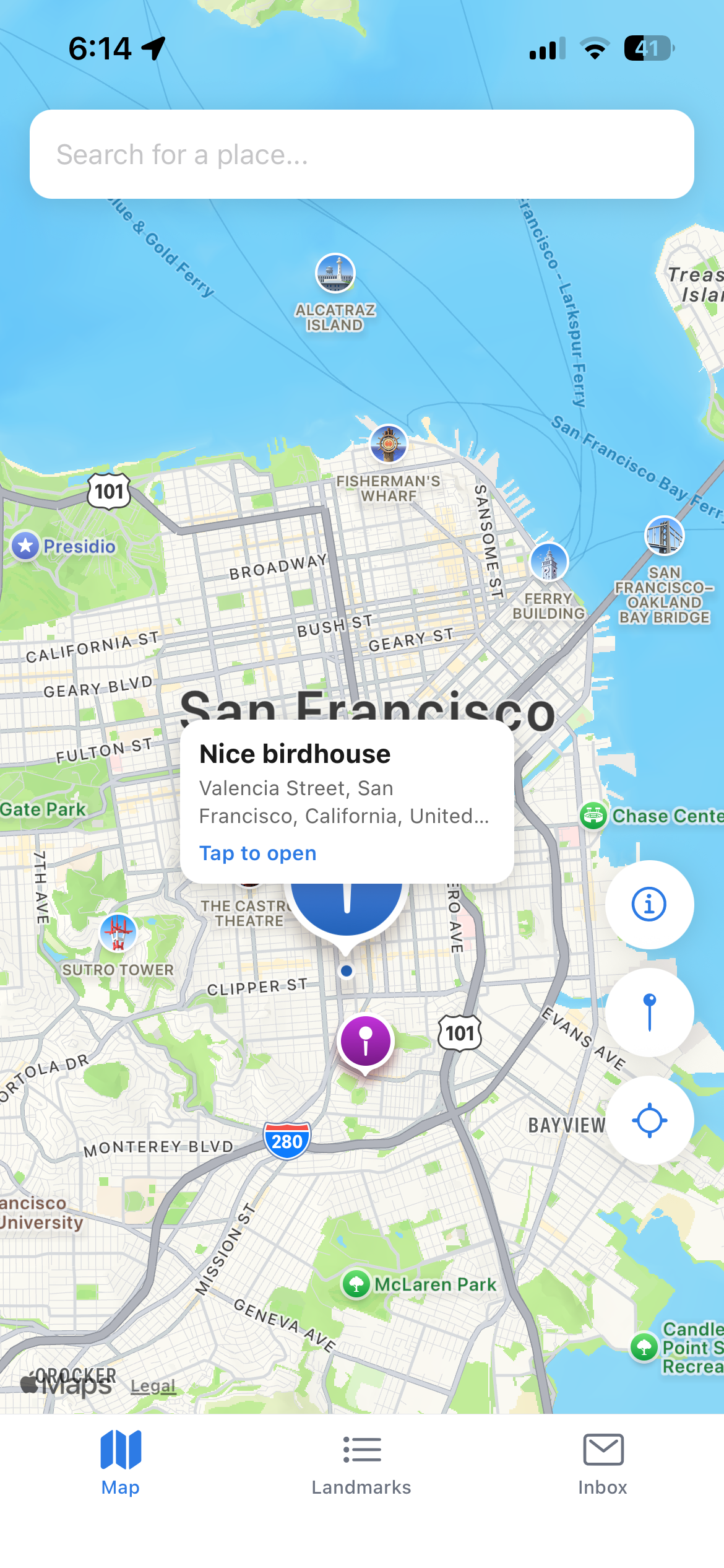 Personal Landmarks screenshot 4