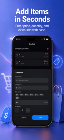 Shopping Price Calculator screenshot