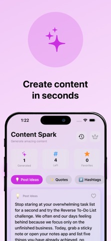 Content Spark Screenshot 1 of 3