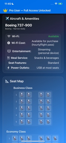 Plane Seat Pro screenshot