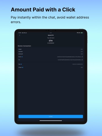 Echo - chat made simple iPad screenshot