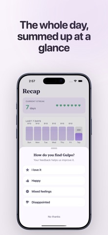 Baby Feeding Log : Gulpo iPhone screenshot