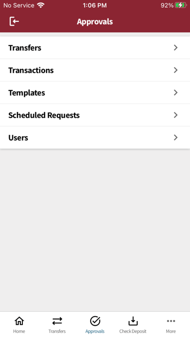 RCB Business Banking Screenshot