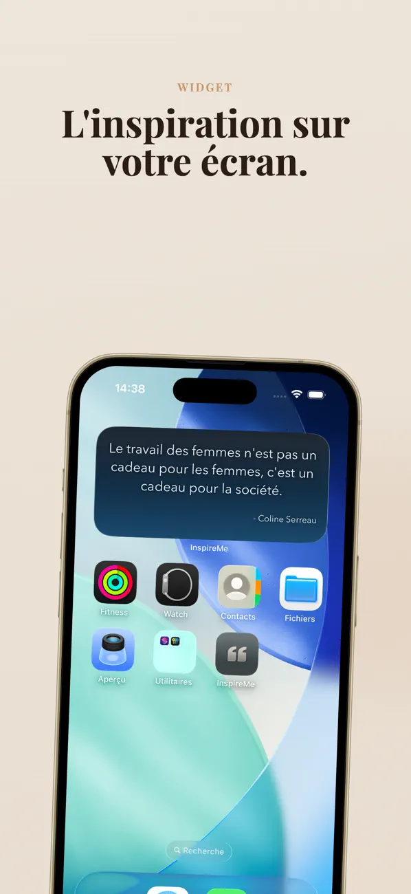 Screenshot #3 pour Inspire Me - Citations du jour