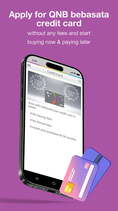 QNB bebasata iPhone screenshot 6 - Finance app