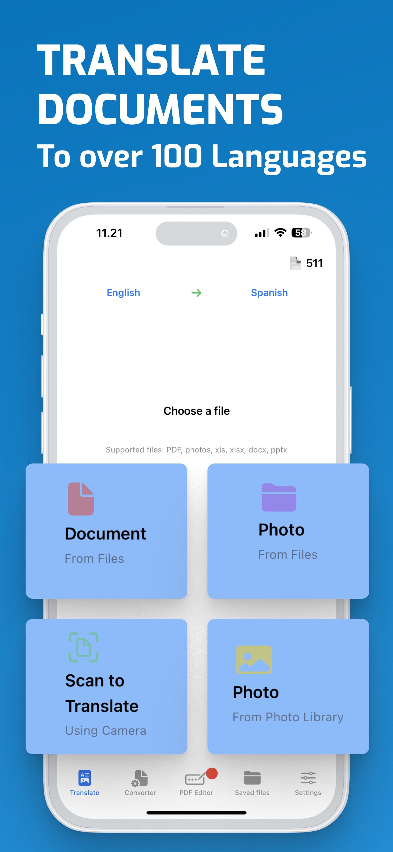 Traduttore PDF e Word