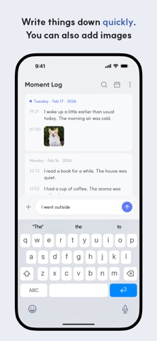 Moment Log - One Line Diary Screenshot 3 of 7