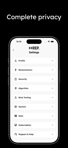 REP. - Smart Strength Tracker Screenshot 7 of 8