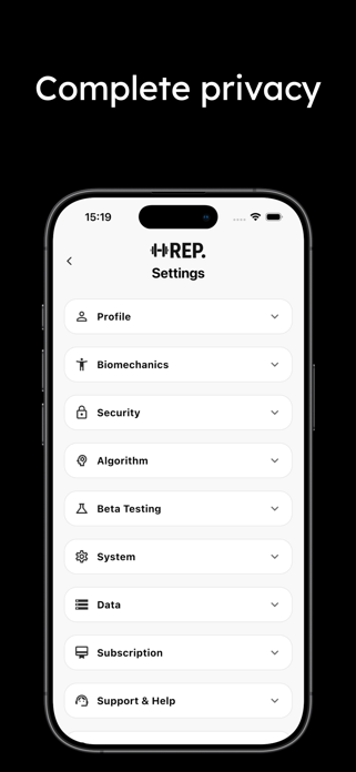 REP. - Smart Strength Tracker Screenshot 7 of 8