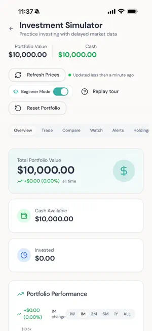 Invest-U screenshot 2