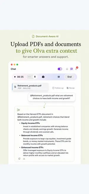 OLVA:Live AI Meeting Assistant screenshot 2