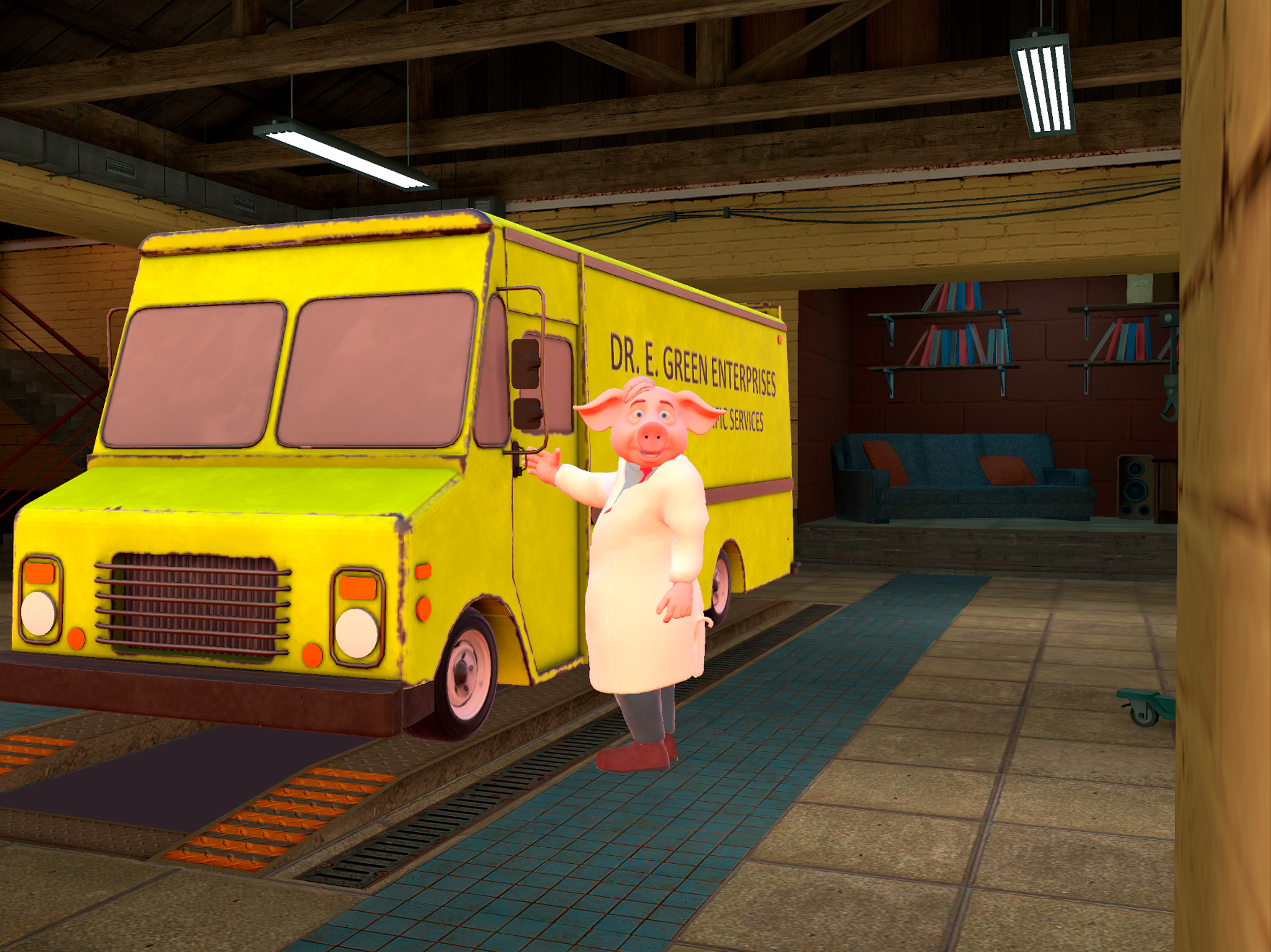 Pig Scientist Neighbor