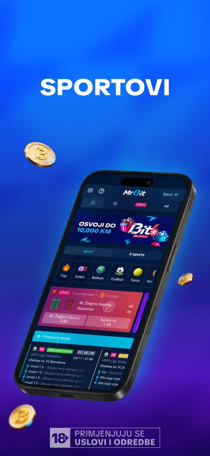 Capture d'écran 4 sur 6 de MrBit: Casino i Kladionica