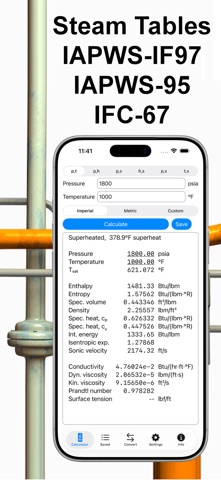 Steam: Tables & Properties iPhone screenshot