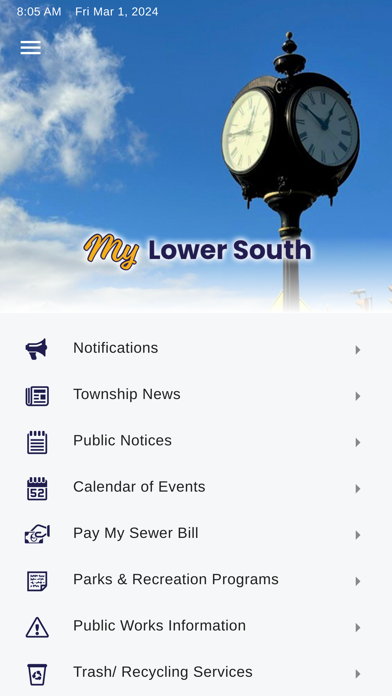 Screenshot 1 of My Lower South App