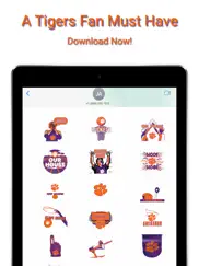 clemson animated stickers 2024 ipad images 4
