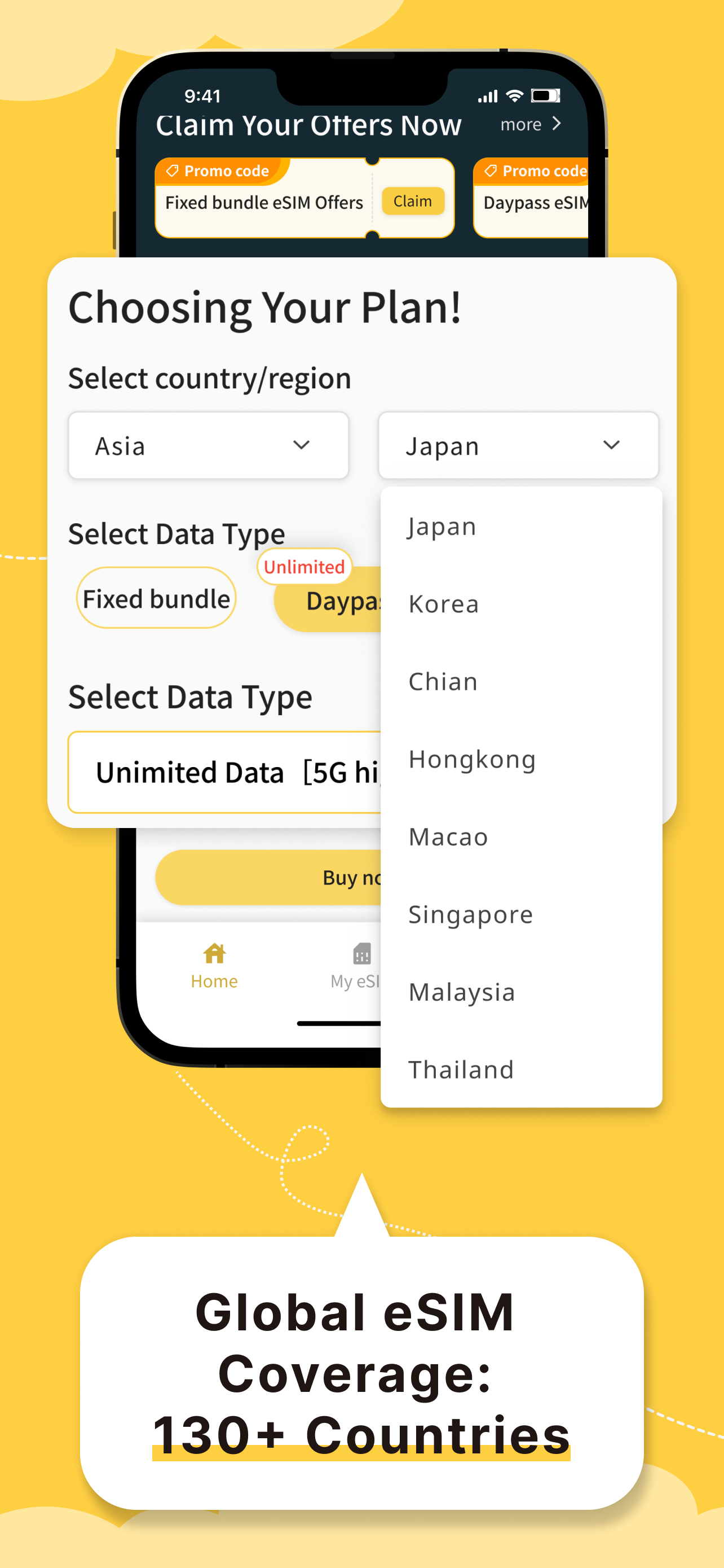 JetFi mobile: Global eSIM Data