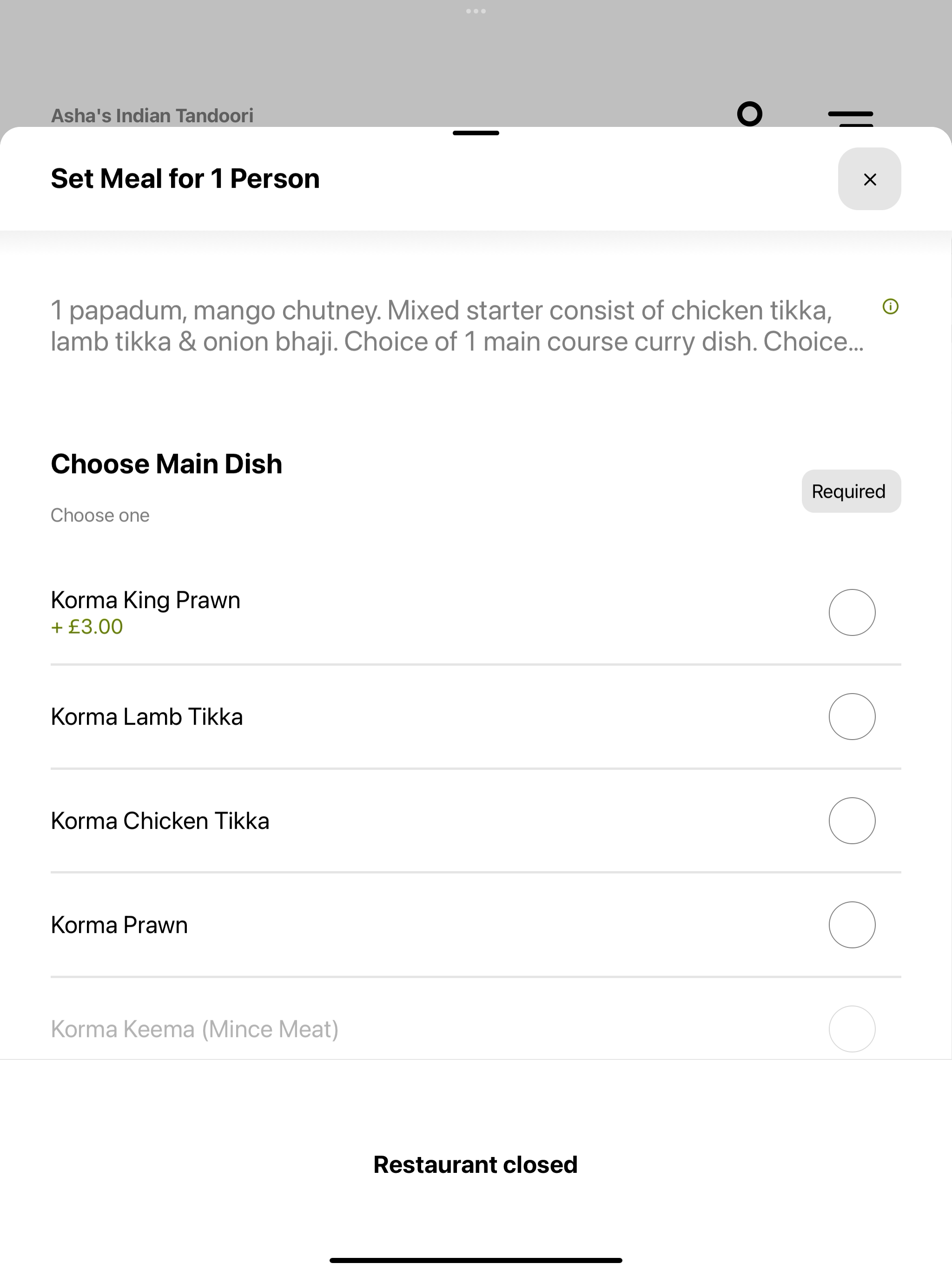 Asha's Indian Tandoori Rest. screenshot 8