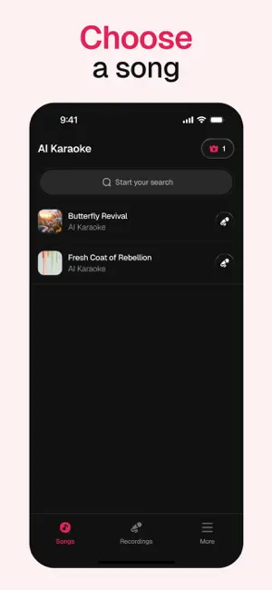 AI Karaoke: Sing & Record screenshot 1