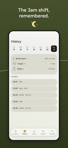 Gaia Baby Tracker skjermbilde 3