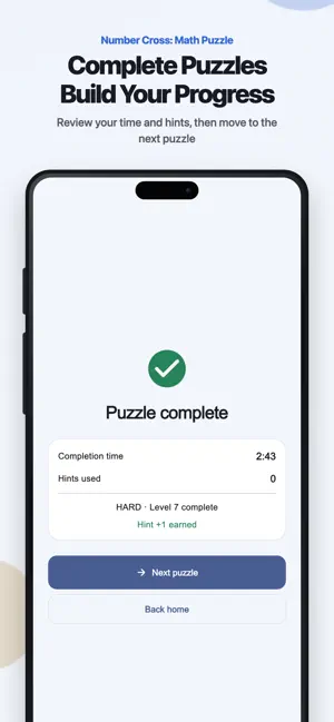 Number Cross: Math Puzzle screenshot 4