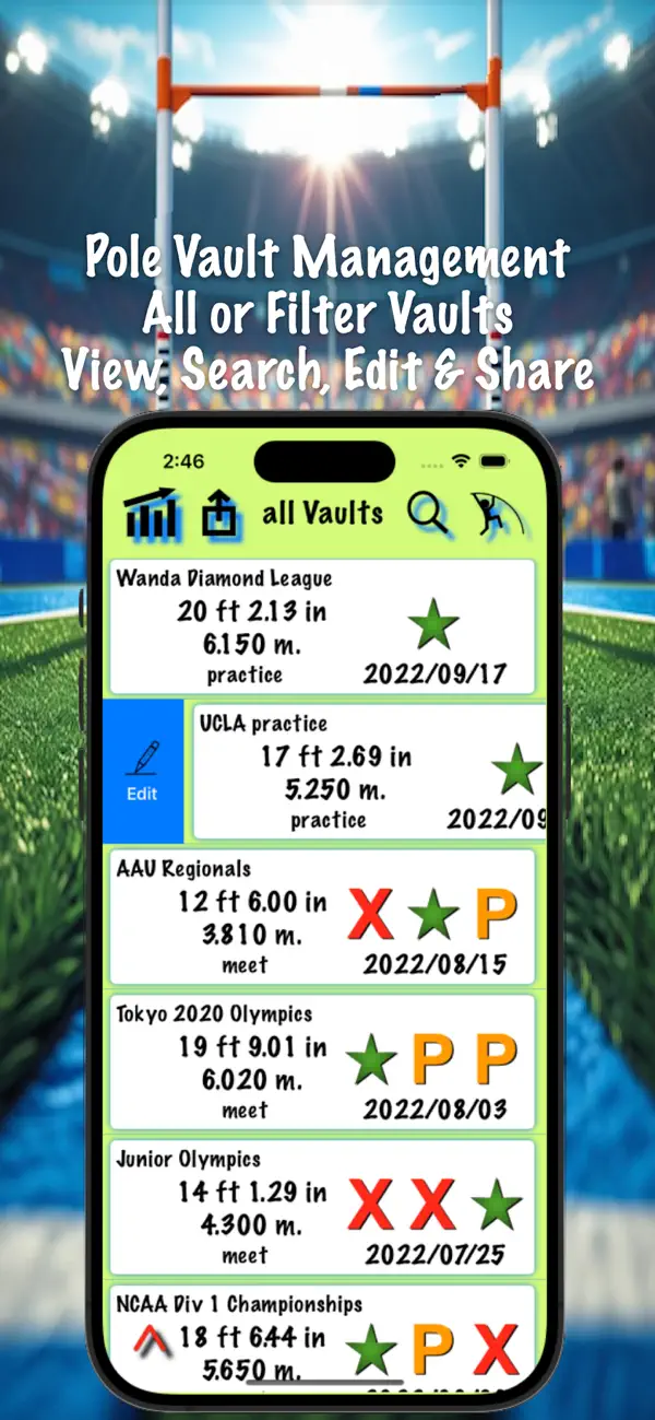 Screenshot #3 pour iPoleVault ( Track and Field )