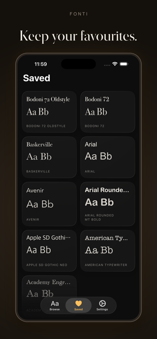 Fonti: Find Your Type. Screenshot 3 of 5