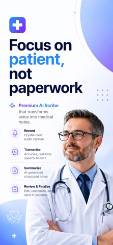 Dictum - Medical AI Scribe iPhone screenshot