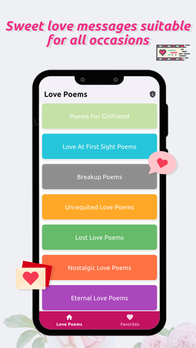 Love Poems - Romantic Messages Screenshot