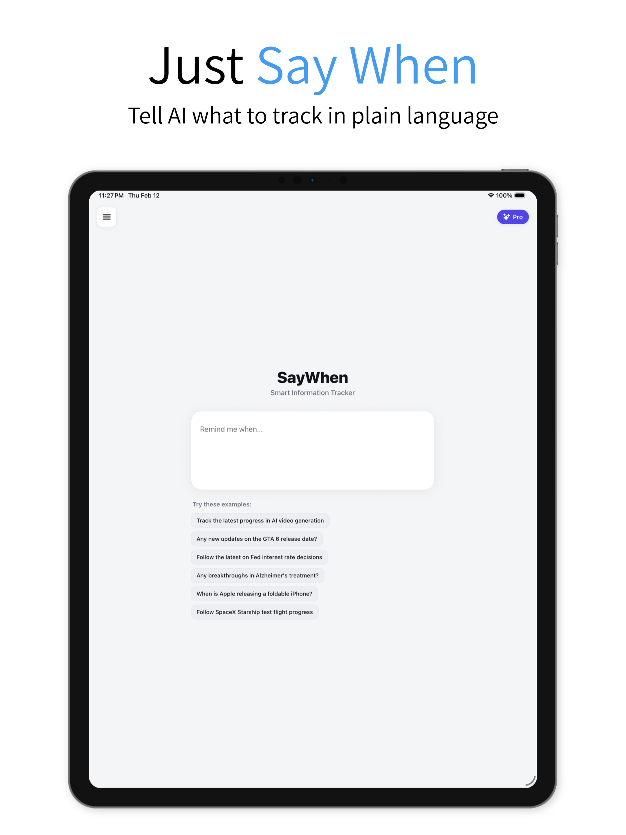 SayWhen - AI Monitor screenshot 8