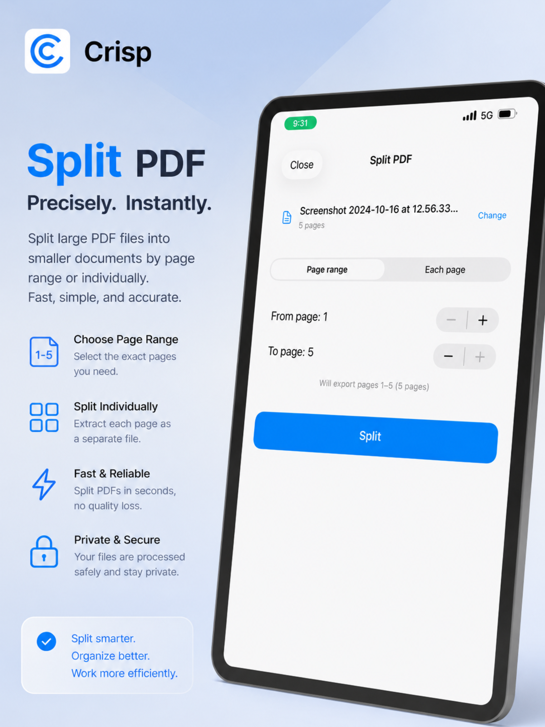 Crisp: PDF to Word & Scanner
