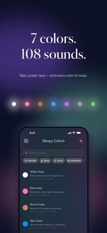 Sleepy Colors: Sound Machine Screenshot 7 of 7