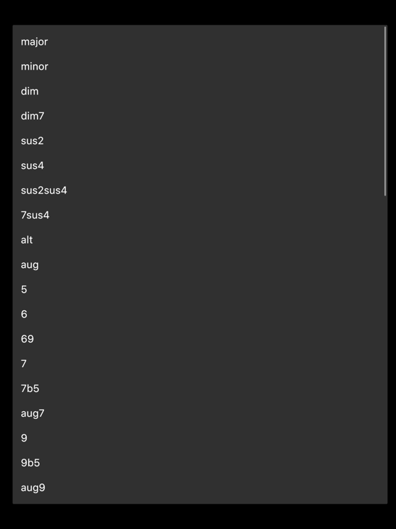 Screenshot #6 pour Guitar Chords Mobile