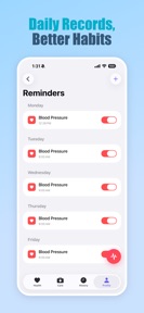 Minine Blood Pressure Tracker screenshot