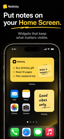 Noticky: Sticky Notes iPhone screenshot