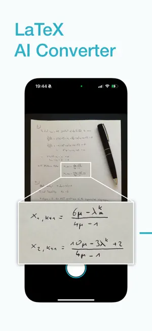 Pic2LaTeX - Image to LaTeX AI screenshot 1