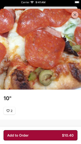 Roma Pizza MI iPhone screenshot 4 - Food & Drink app