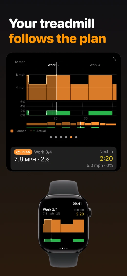 Klemy: Treadmill Workouts screenshot 1