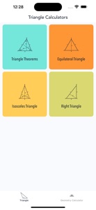 Triangle Calculators screenshot #2 for iPhone