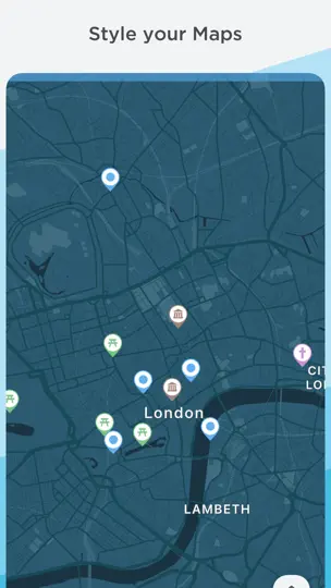 Captura de pantalla de PlaceMapper - Mapa Lugares en iPhone 8